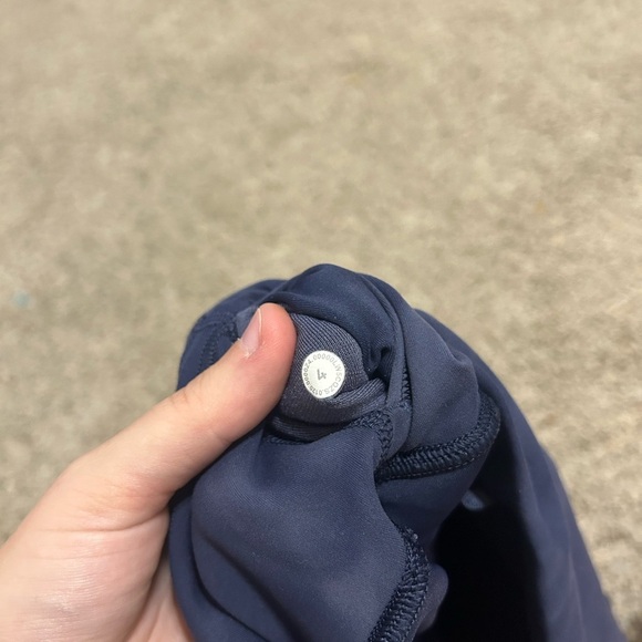 Lululemon Wunder Train High-Rise Tight 25" Diamond Dye Blue Women's Size 4 Yoga - Picture 7 of 9